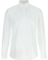 Brunello Cucinelli - Button-Down Shirt Camicie Bianco-Uomo - Lyst