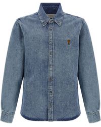 Ami Paris - Ami De Coeur Shirt And Blouse - Lyst