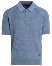 Dolce & Gabbana - Knit Shirt Polo - Lyst