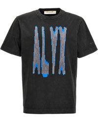 1017 ALYX 9SM - Logo Print T Shirt Nero - Lyst