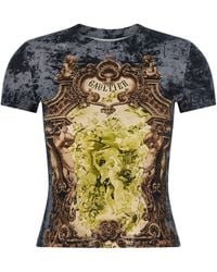 Jean Paul Gaultier - The Médaillon T Shirt-Donna - Lyst