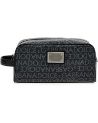 Dolce & Gabbana - Dolce&gabbana Beauty Cases Fabric Grey - Lyst