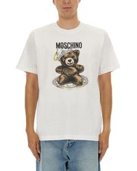 Moschino - T-Shirt With Print-Uomo - Lyst