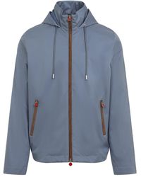 Kiton - Light Polyester Bomber Jacket-Uomo - Lyst
