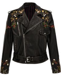 Etro - Nail Floral Embroidery Casual Jackets, Parka - Lyst