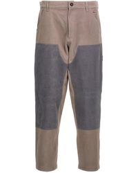 LC23 - Work Double Knee' Pants Gray - Lyst