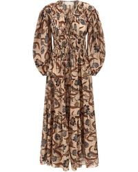 Zimmermann - Abito 'Ascension Tie Billow Maxi' - Lyst