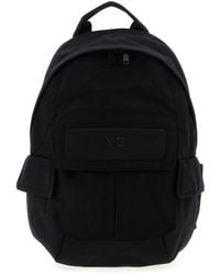 Y-3 - Small Logo Pocket Backpack Backpacks & Travels Black - Lyst