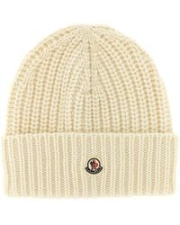 Moncler - Wool And Cashmere Beanie - Lyst