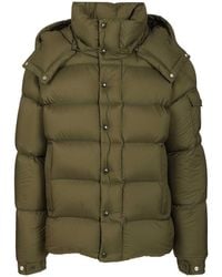Moncler - Maya 70 Short Down Jacket Coats Verde-Uomo - Lyst