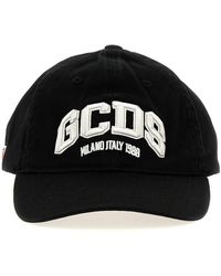 Gcds - Logo Embroidery Cap Cappelli Nero - Lyst