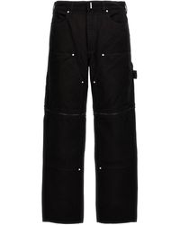 Givenchy - Zip Off Carpenter Jeans - Lyst