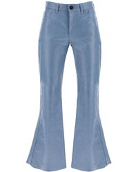 Marni - Flared Leather Pants For - Lyst