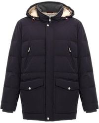 Brunello Cucinelli - Hooded Down Jacket Casual Jackets, Parka - Lyst