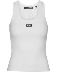 ROTATE BIRGER CHRISTENSEN - Tank Top With Logo - Lyst