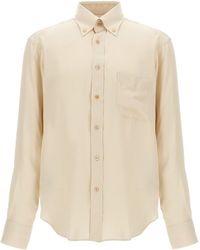 Tom Ford - Polka Dot Shirt Camicie Bianco - Lyst