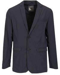 Herno - Nylon Single-Breasted Blazer Coats - Lyst