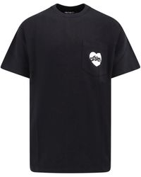 Carhartt - Cotton T-Shirt With Frontal Amour Logo - Lyst