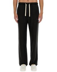 Palm Angels - Pants With Logo - Lyst
