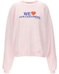 Alexander Wang - 'We Love Our Customers' Sweatshirt - Lyst