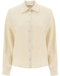 MVP WARDROBE - 'malibu' Cotton Linen Shirt - Lyst