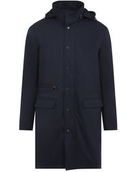 Kiton - Polyester Coat-Uomo - Lyst