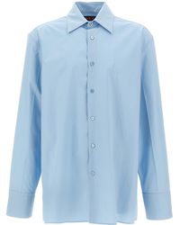 Gucci - Embossed Logo Shirt - Lyst