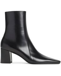 Saint Laurent - Rainer Calf Leather Boots-Donna - Lyst