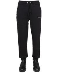 Alpha Industries - Pataloni With Logo - Lyst