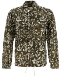 C.P. Company - Floral Printed Shirt Shirt, Blouse - Lyst