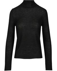 Lisa Yang - Lory Cashmere Turtleneck Knitwear Black - Lyst