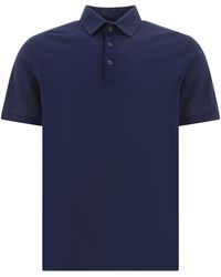 Herno - Crêpe Jersey Polo Shirt - Lyst