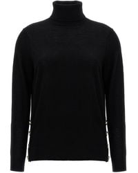 MICHAEL Michael Kors - Logo Buttons Turtleneck Sweater - Lyst