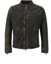 Giorgio Brato - Vintage Leather Jacket Casual Jackets, Parka - Lyst