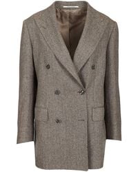 Tagliatore - Double-Breasted Blazer - Lyst