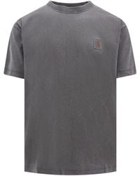 Carhartt - Cotton T-Shirt With Logo Patch - Lyst