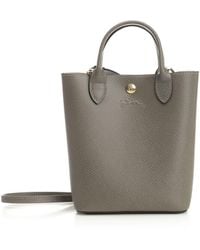 Longchamp - Shopping Bag Xs Épure Handbags Grey - Lyst