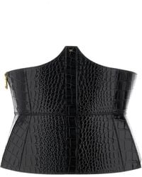 Elisabetta Franchi - Bustier Belt Cinture Nero-Donna - Lyst