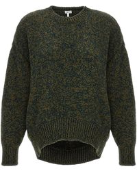 Loewe - Double Neck Sweater Maglioni Verde - Lyst