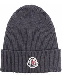 Moncler - Grey Beanie- '20s - Lyst