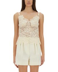 Rabanne - Lace Top-Donna - Lyst