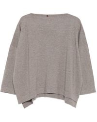 Daniela Gregis - Wool Boat Neck Sweater - Lyst