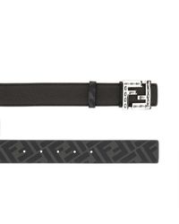 Fendi - Squared Ff Cinture Nero-Uomo - Lyst