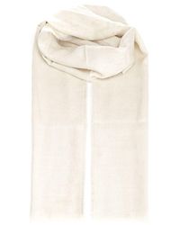 Max Mara - Monogram Wool Stole Scarves And Foulards - Lyst