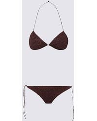 Oséree - Dark Brown Lumière Swimsuit - Lyst