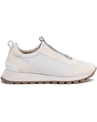 Brunello Cucinelli - Bead-Embellished Low Top Sneakers - Lyst