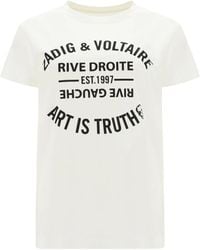 Zadig & Voltaire - T-shirt Walk Blason con logo - Lyst