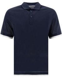 Brunello Cucinelli - Luxury Polo T-Shirt - Lyst