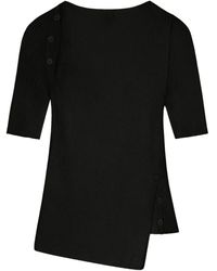 Courreges - Oblique Butonned Top - Lyst