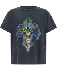 GALLERY DEPT. - Live For Metal T Shirt Nero-Uomo - Lyst